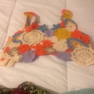 Brand new still in Bag festival crochet a top